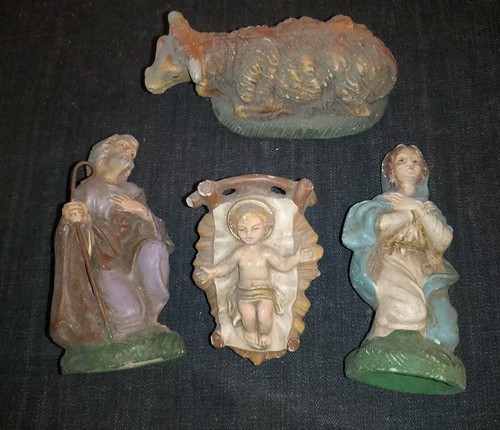 Statuine presepe anni 60 - presepe, 50/60