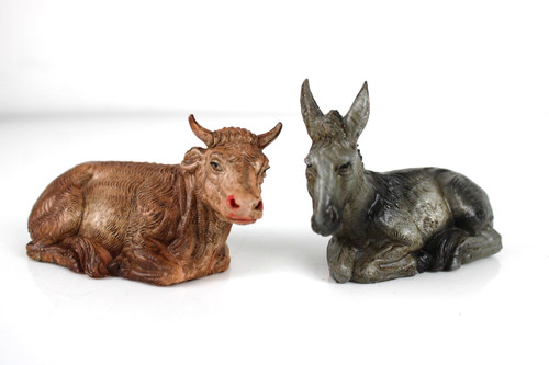 Coppia statuette plastica - statuette,