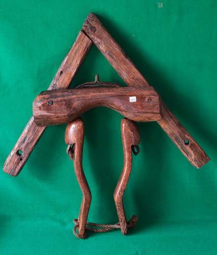 Antico giogo legno - giogo, a
