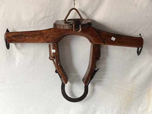 Antico giogo legno - in, fatto